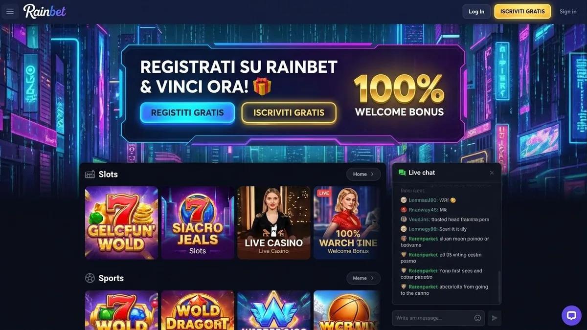 Registrazione con bonus